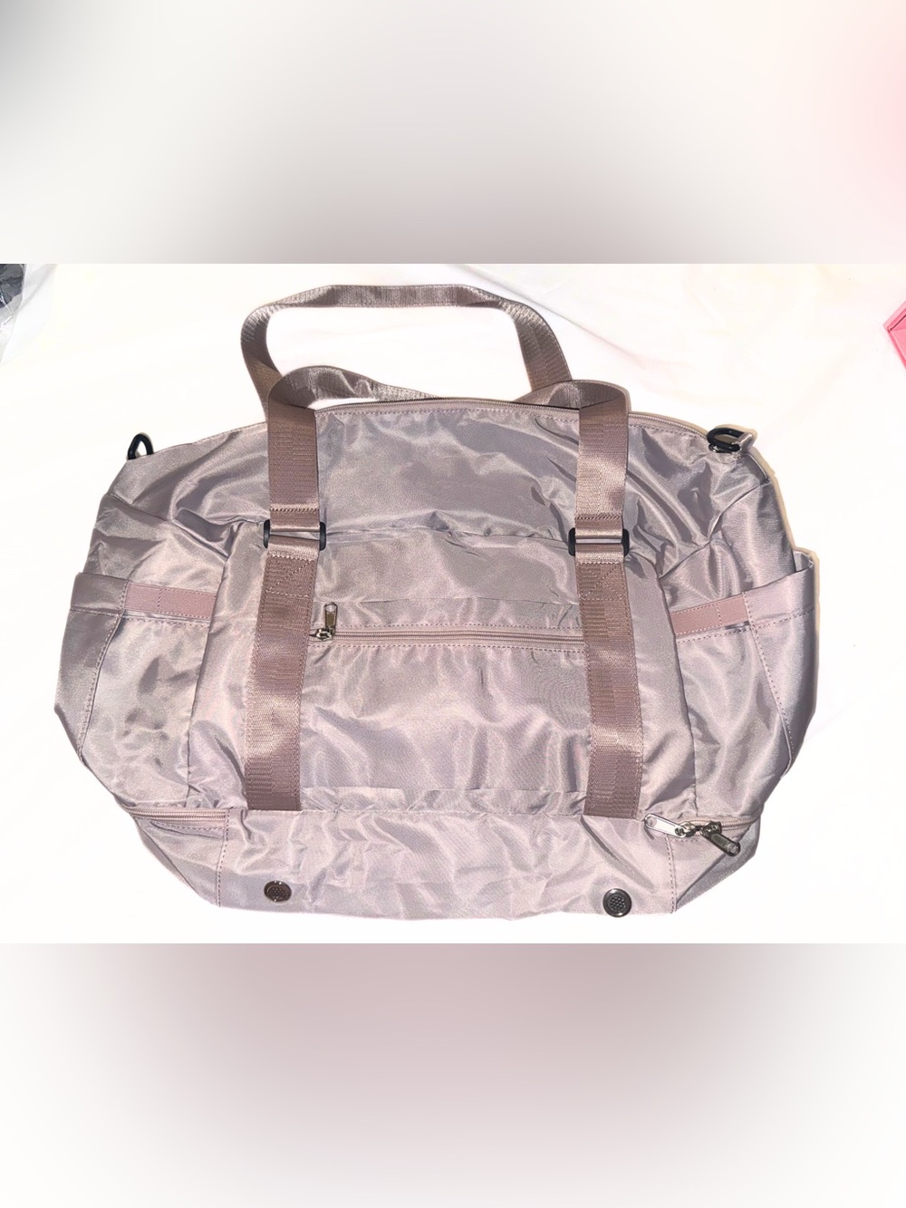 Livbote Mauve Weekender Travel Bag Large Overnight Carry-On
